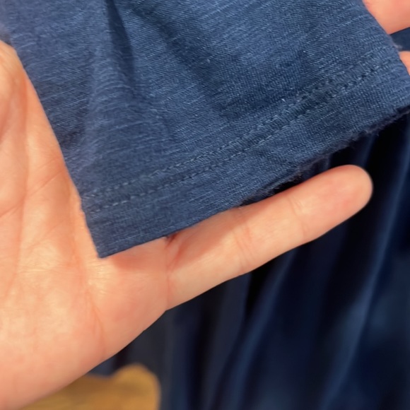 EXPRESS NAVY TOP #1435 size small petite - Picture 4 of 5